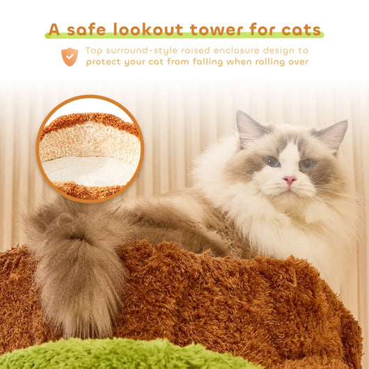 Solid Wood Cat Condo