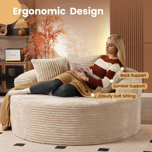 Auren BONELESS ROUND FOAM CHAIR