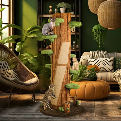 Solid Wood Cat Condo