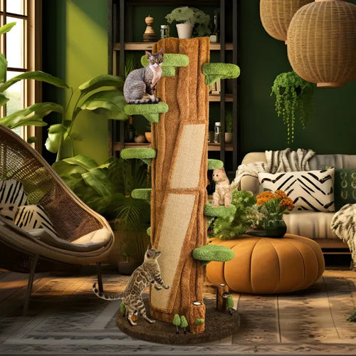 Solid Wood Cat Condo