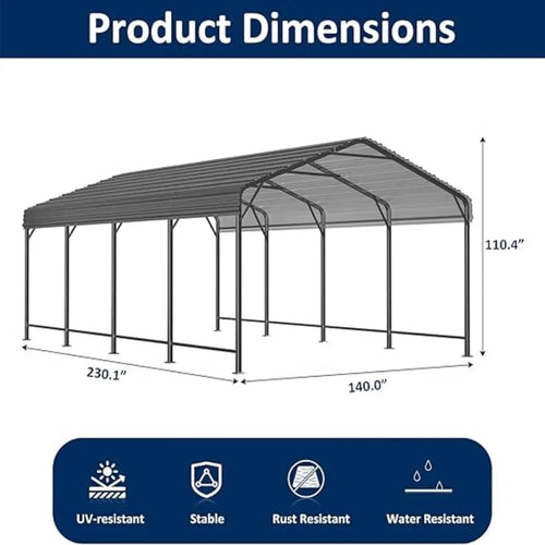 AUREN 12X20 CARPORT