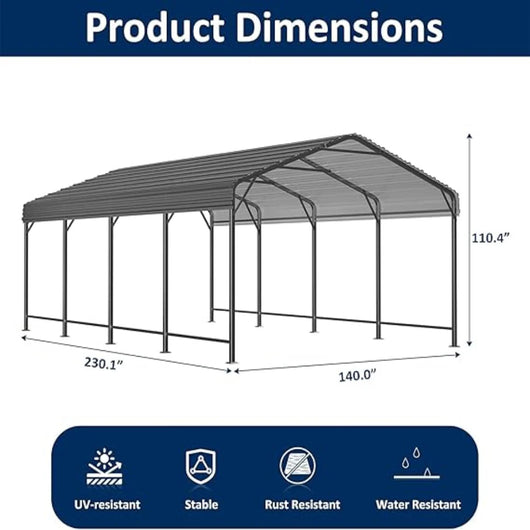 AUREN 12X20 CARPORT